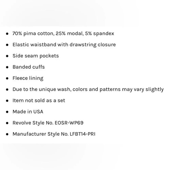 REVOLVE Electric & Rose Tie Dye Sweatpants Joggers Pink - Picture 15 of 15